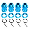 thumbnail image 2 of RC Car Wheel Extension Adapter,4pcs Aluminum Alloy 17mm Hex 23mm Wheel Extension Adapter for 1/8 RC Car Model, 2 of 8