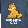 thumbnail image 3 of Garfield - Never Trust Smiling Cat - Men's Short Sleeve Graphic T-Shirt, 3 of 5