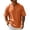 01-Orange, variant on Yutgune Men's Cotton Henley Shirt Short Sleeve 3 Button Casual Summer T-Shirt