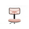 Urban Shop Swivel Mesh Office Chair,, Pink, Adjustable Height