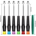 thumbnail image 2 of Triangle Head Screwdriver Set, 6 PCS Repair Insulation Set, Triangle Driver Set for Thomas McDonald's Toy, Suitable for Electronic Equipment Disassembly, Toy Repair, etc.(TA1.4-TA3.0), 2 of 5