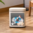 thumbnail image 3 of keepw Sensor Trash Can With Silent Opening System - Wide For Every Room Silent Opening And Closing ABS Plastic Trash Bin emerald green 8L, 3 of 6