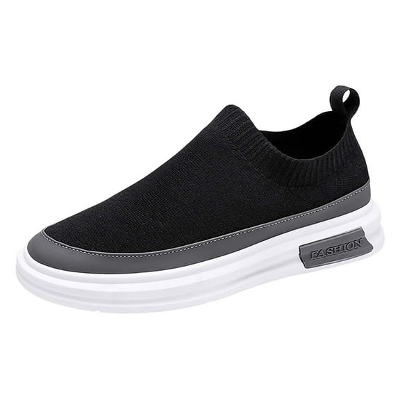 NOKIO Men'S Spring Breathable Soccer Shoes Spring Men'S Mesh Casual Trainers Men'S Casual Slip-On Sneakers Summer Fashion Men's One Foot Stirrup Sneakers Men's Mesh Cloth Comfortable Casual Shoes