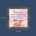 thumbnail image 2 of Flower Girl, Thank You for Being in our Wedding Gift, Gift from Bride and Groom to Flower Girl, 8680BW, 2 of 8