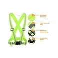 thumbnail image 2 of Reflective Vest Running Gear 2Pack, High Visibility Adjustable Safety Ves - Green, 2 of 5