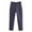 Navy, variant on Women's Casual Straight Leg Pants High Waisted Button Stretchy Business Work Trousers Dressy Slim Fit Cropped Pants