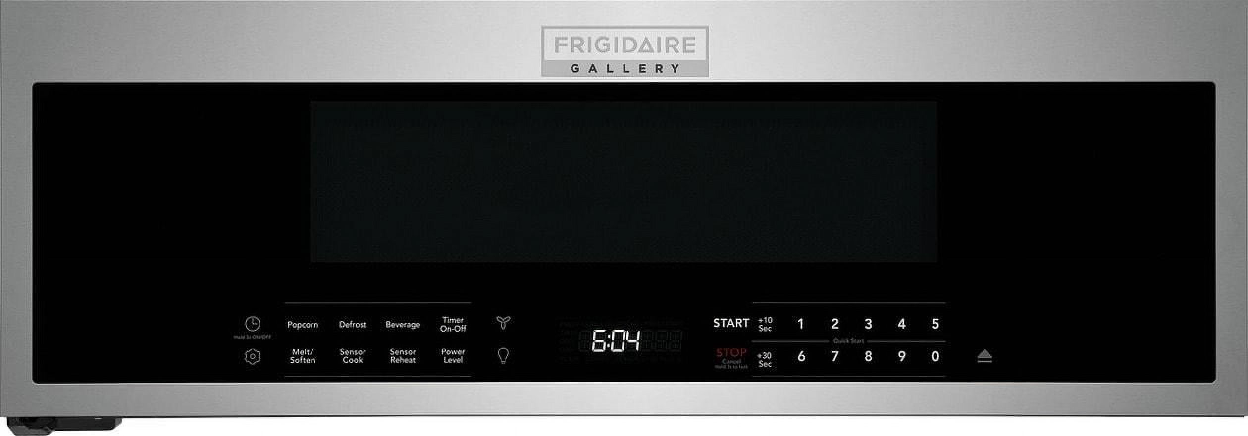 Frigidaire Gmos1266a Gallery 30" Wide 1.2 Cu. Ft. 950 Watt Over The Range Microwave -