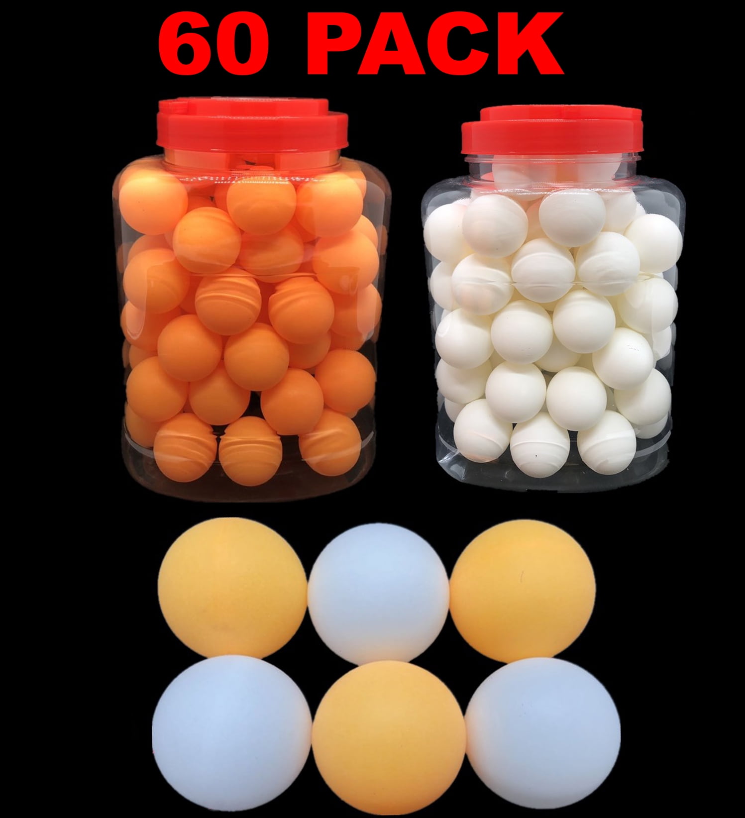 50 Beer Ping Pong Balls Glow In The Dark Pingpong Ball White Bulk Lot For Games 