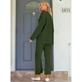 thumbnail image 5 of YATELLE Women's 2 Piece Lounge Sets Oversized Slouchy Matching Cozy Knit Sets, 5 of 6