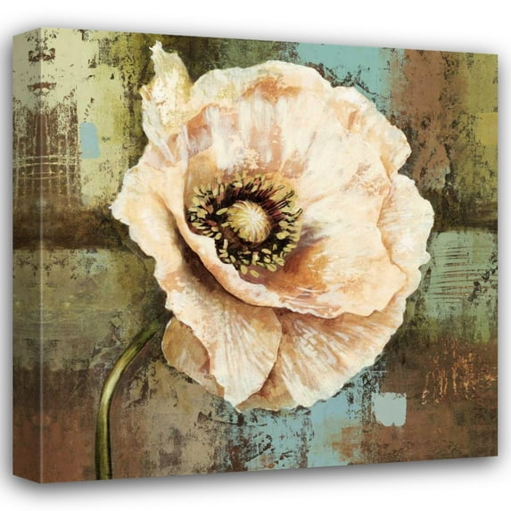 Selina Werbelow 36x36 Gallery Wrapped Canvas Wall Art Titled - Papaver II