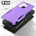 thumbnail image 4 of TECH CIRCLE for Motorola Moto G 5G 2025 PC+TPU Case,Military Grade Protection Heavy Duty Shockproof Dual Layer Full Body Non-Slip Rugged Protective Bumper Phone Cover,Purple, 4 of 5