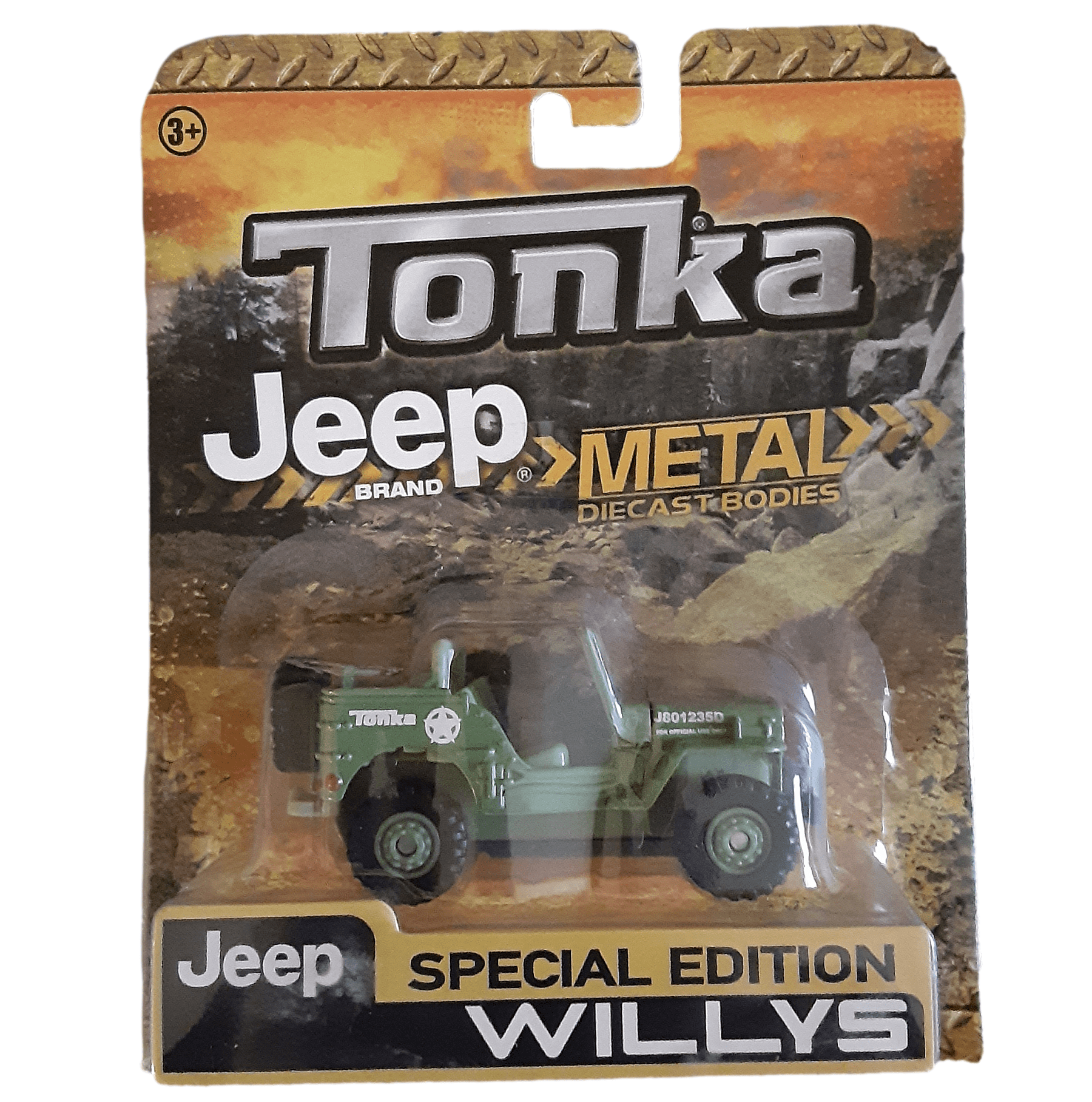 tonka big jeep army green inner body for parts 