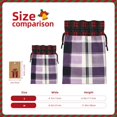 thumbnail image 2 of Color Matching Linen Bundle Mouth Gift Bag Can Be Used For Daily Small Items Lavenderblush Buffalo Plaid Check Tartan Scotland_1 Medium, 2 of 8