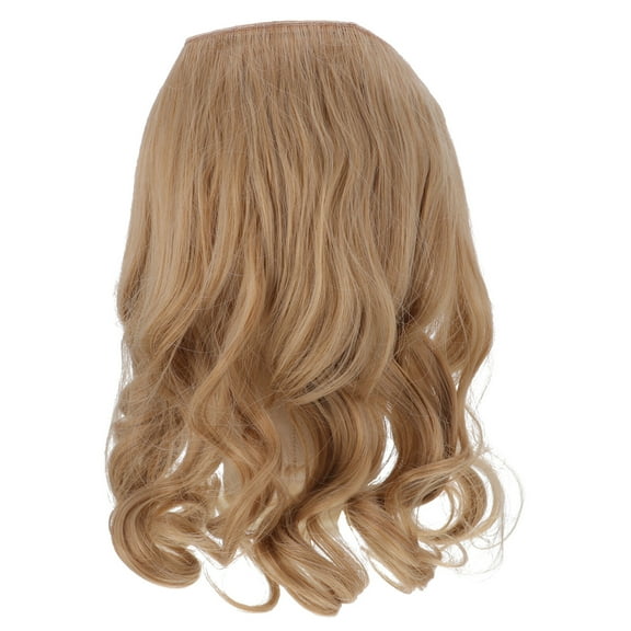 Masteelf Long Hair Extension Hairpiece Wigs Dark Dye Girl Child Miss
