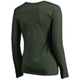 thumbnail image 3 of Women's Green Milwaukee Bucks Primary Logo V-Neck Long Sleeve T-Shirt, 3 of 3