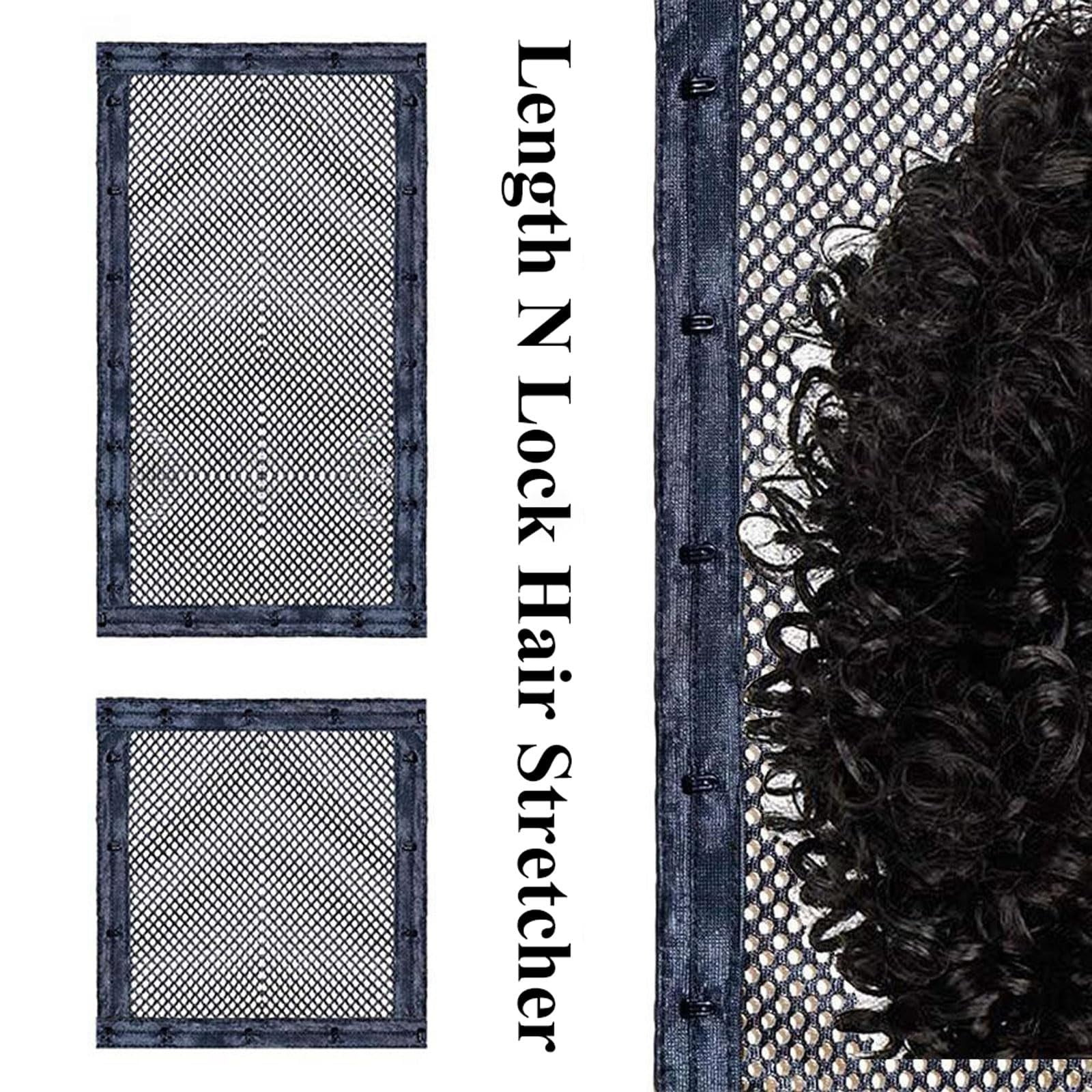 MODANU Length N Lock Hair Stretcher, Length and Lock Hair Stretcher for Curly Hair, Curly Hair Net Stretcher Mesh, Mesh Ringlets for Curly Hair, Hair Drying Stretcher Tool for Women and Girls