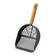 thumbnail image 3 of Cat Litter Kitten Waste Lifter Herramientas de limpieza de mascotas Manejo de madera Portable Gatintería Scooper Mesh Scooper para cachorro Rayas largas, 3 of 8
