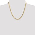 thumbnail image 2 of Leslie's 14K 5.0mm Diamond-Cut Rope Chain (Weight: 36.82 Grams, Length: 20 Inches), 2 of 5