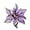 Purple, variant on Asisol 10PCS Christmas Tree Glitter Poinsettia Flowers Decorations Xmas Silk Flowers for Xmas Wreaths Garland Christmas Tree Ornaments, Red