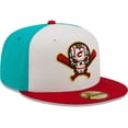 thumbnail image 3 of Men's New Era White/Red Veleros de Columbus Copa De La Diversion 59FIFTY Fitted Hat, 3 of 5