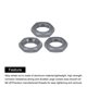 thumbnail image 4 of Tuerca de Rueda RC de Aluminio Unique Bargains 17 mm M12X1.0 mm Hexagonal para Ruedas de RC 16Pcs Color Titanio, 4 of 6