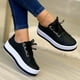 thumbnail image 1 of Zapatillas deportivas de plataforma para Mujer, Zapatos informales deportivos, nuevos zapatos planos de diseñador de otoño 2021, Zapatos para caminar con cordones a la moda, Zapatos para Mujer35 Gao Jinjia LED, 1 of 2
