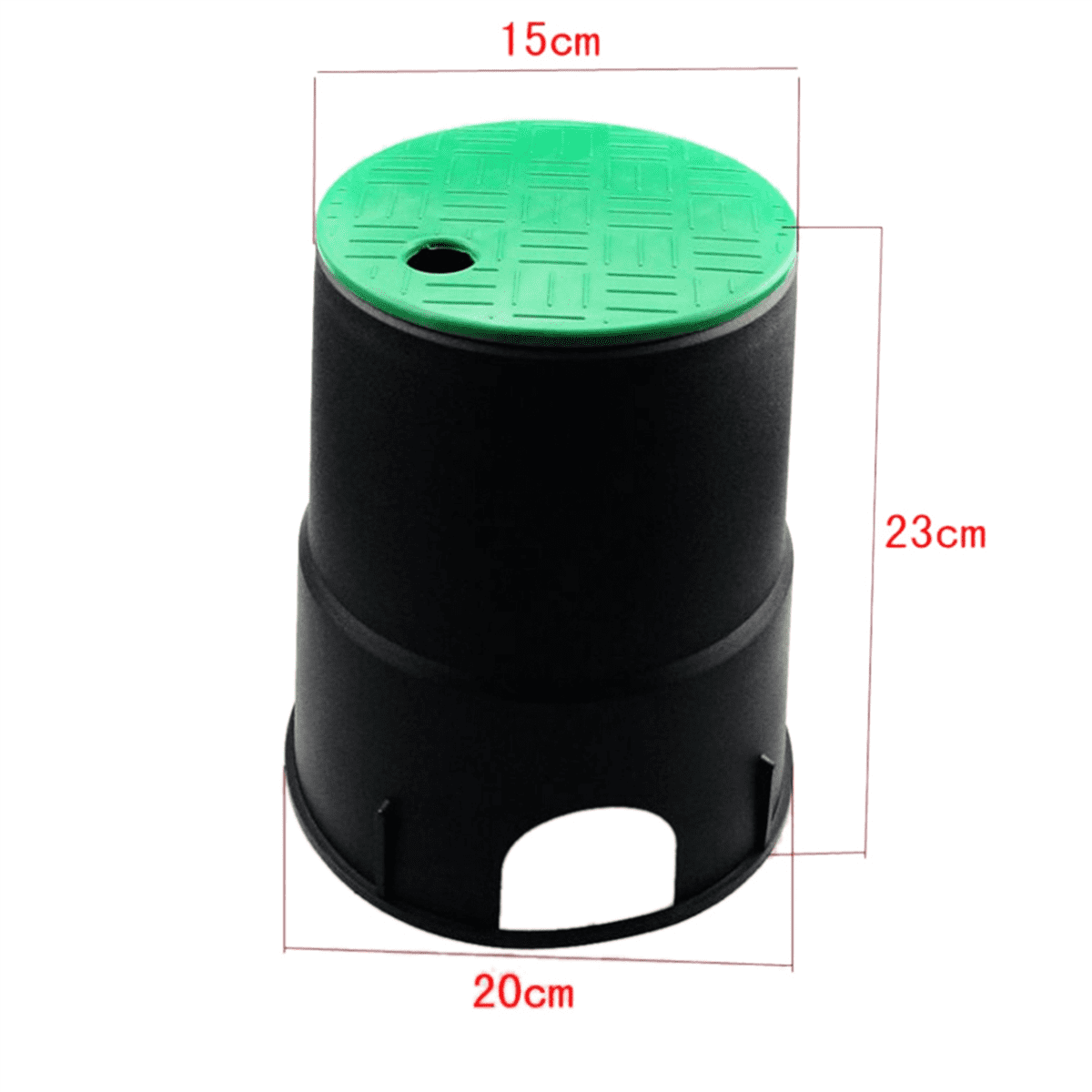 3pcs 6in Garden Lawn Underground Valve Box Cap Sprinkler Watering Valve Cover Lid