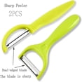 thumbnail image 4 of 2 PCS Special Peelers for Kitchen, Fruit Peeler Apple Peeler, Potato Peeler set, Carrot Peeler, Cucumber Peeler and other Vegetable Peeler, Suitable for Left and Right Hand Use, 4 of 6