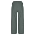 thumbnail image 7 of Vmvidoty Women Wide Leg Pants High Waist Flowy Casual Loose Fit Trousers for Lounge Travel Daily Office Wear Navy S, 7 of 7