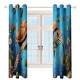thumbnail image 3 of Ocean World Turtle Modern Window for Living Room Curtains for Child Bedroom Kitchen Decor Blinds Drapes, 3 of 7