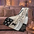 thumbnail image 6 of Pet Memorial No Longer Near Forever Dear Paw, Peaceful Pet Memorial Scene, Warm Flannel Blanket for Living Room and Reading Nook, Animal Lovers Sympathy Gift, Artistic Home Decor, 6 of 9