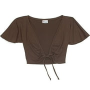 Juniors Flutter Sleeve Shrug