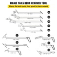 thumbnail image 3 of VEVOR Rods Dent Puller Stainless Steel Paintless Repair Kits Hail Removal 21PCS, 3 of 9