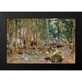 thumbnail image 2 of Sargent, John Singer 14x11 Black Modern Framed Museum Art Print Titled - Pine Forest, 2 of 5