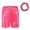Hot Pink, variant on Girls Summer Shorts Girls Casual Shorts Athletic Dance Tennis Cheer Shorts Running Preppy Sports Clothes (Light Purple,5-6 Years)