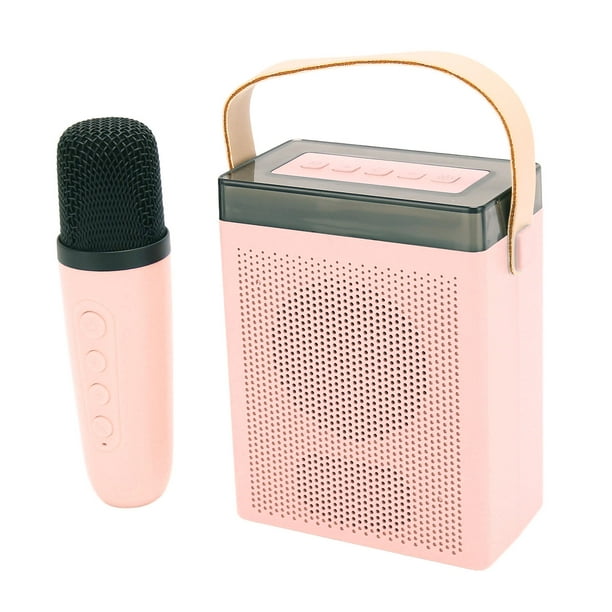 Juego De Máquina De Karaoke 5.3, Altavoz Portátil Con PA Con Luz RGB, Micrófono Inalámbrico De 2,4 Ghz, Sonido Estéreo De 360 Para Actividades En