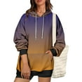 thumbnail image 4 of hotojiny Womens Hoodie Sweatshirts Plus Size Long Sleeve Loose Pullover Tops Drawstring Casual Hooded Tops with Pocket, 4 of 7