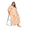 thumbnail image 6 of Oussum Women's Satin Plus Size Kaftans Dress Long Maxi Night Dresses Caftans Online, 6 of 8