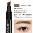 Four Branch Liquid Water Eyebrow Pencil Three Natural Eyebrow Color