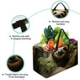 thumbnail image 3 of Sloth Large Foldable Storage Basket and Grocery Bags Collapsible Bucket made of Oxford Cloth, 3 of 7