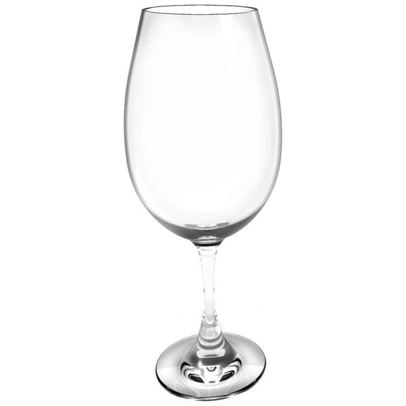 Excellante 23 oz red wine glass, polycarbonate, clear, comes in each
