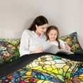 thumbnail image 5 of Castle Fairy Floral Butterfly Full Size Comforter Sets,Exotic Style Bedding Sets, 5 of 8