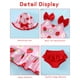 thumbnail image 5 of Bikini Mioglrie de baño para niña pequeña de 2 piezas, color rojo fresa, 5 of 5