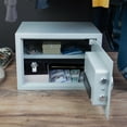 thumbnail image 2 of Stalwart Electronic Digital Safe - Dual Entry Lock Box with 2 Override Keys - Personal Home Safe for Medicine, Jewelry, Handguns, and More - Gray, 2 of 11