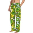 thumbnail image 6 of Sikiie Watercolor Kiwi Fruits Summer Mens Pajama Pants Sleep & Lounge Pants, PJ Bottoms With elastic waistb and Pockets XX-Large, 6 of 6