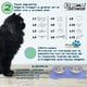 thumbnail image 4 of KE WOOW Dos platos de 400 ml c/u y Tapete Hueso de Silicón, Doble Plato para Perro, Acero Inoxidable, Tazón de Croquetas para Perros, Tazon para Agua, Comedero para Gato, Color Azul Kewoow Plato Hueso mediano, 4 of 9