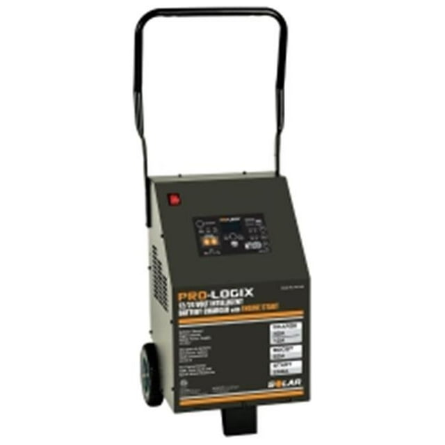 Solar 12-24V 60A Pro-Logix Wheeled Battery Charger with Boost