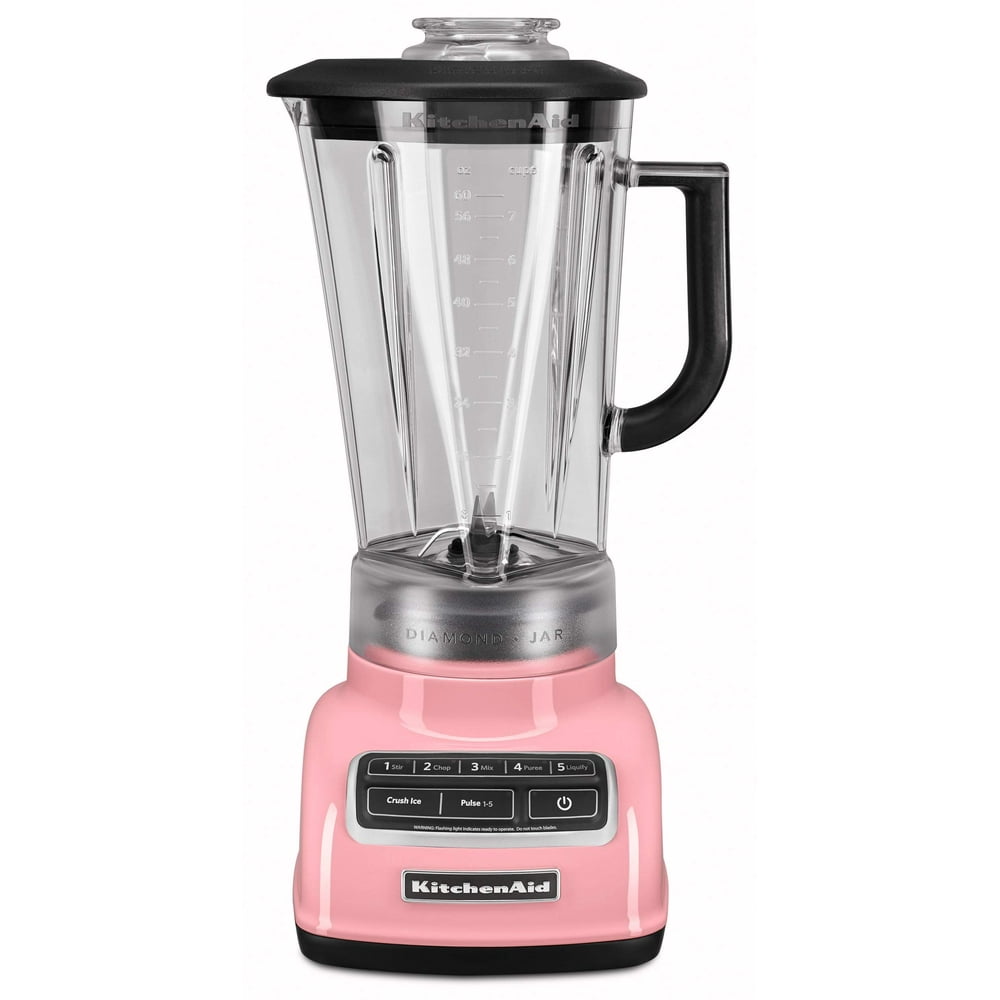 KitchenAid KSB1575GU 5Speed Diamond Blender, Guava Glaze (Renewed