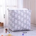 thumbnail image 1 of Sac de Rangement pour Vêtements [3 Pack/100L], Grande Capacité avec Poignée Renforcée et Fenêtre Transparente, Conteneurs de Rangement Pliables pour Couette, Couverture, Literie, 1 of 1