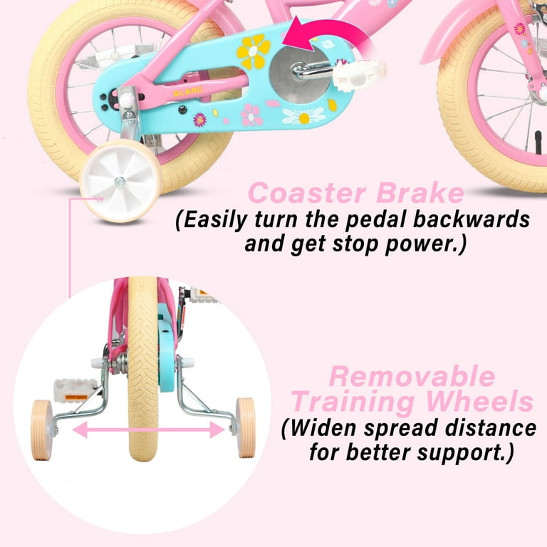 Glerc Maggie 16 inch Kids Girls Bike for Ages 4 7 Years Child